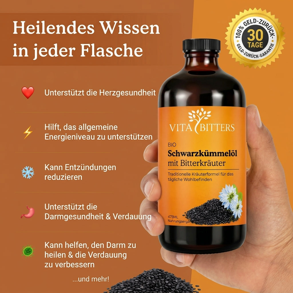Schwarzkümmelöl mit Bitterkräuter