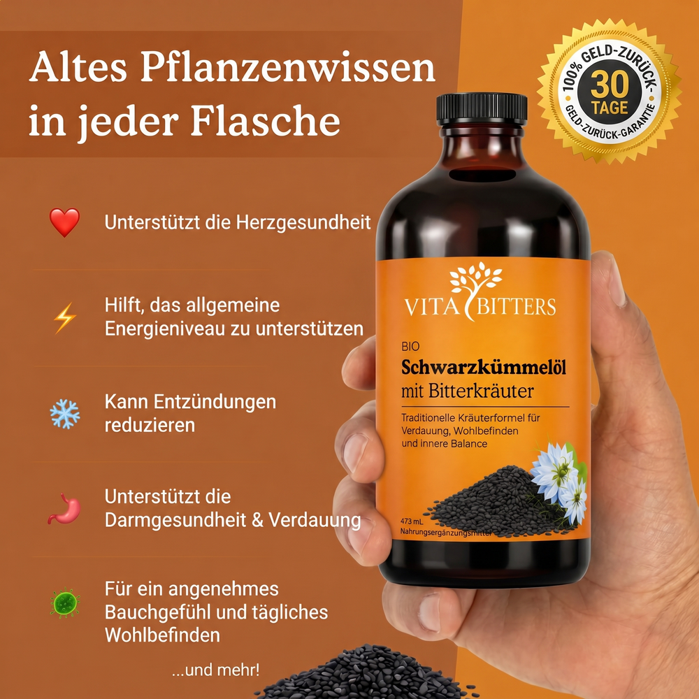 Schwarzkümmelöl mit Bitterkräuter