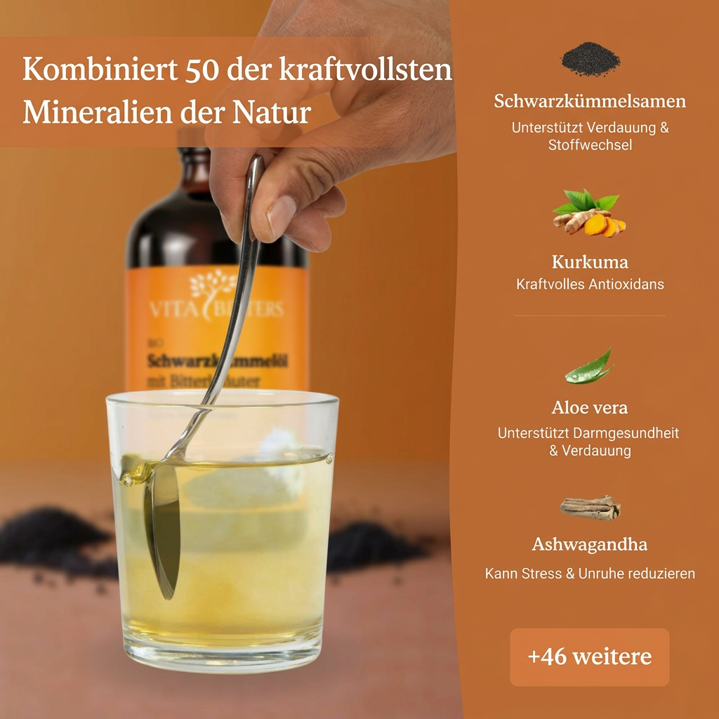 Schwarzkümmelöl mit Bitterkräuter