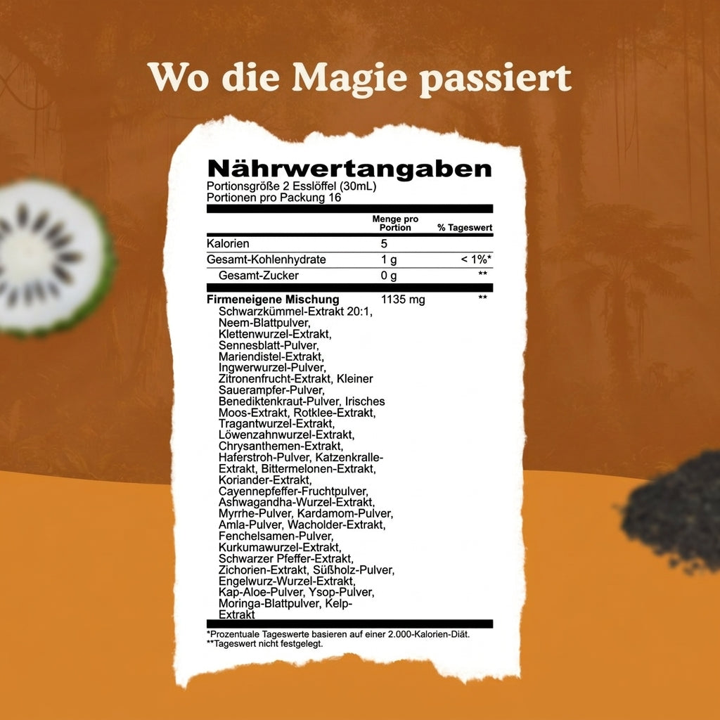 Schwarzkümmelöl mit Bitterkräuter