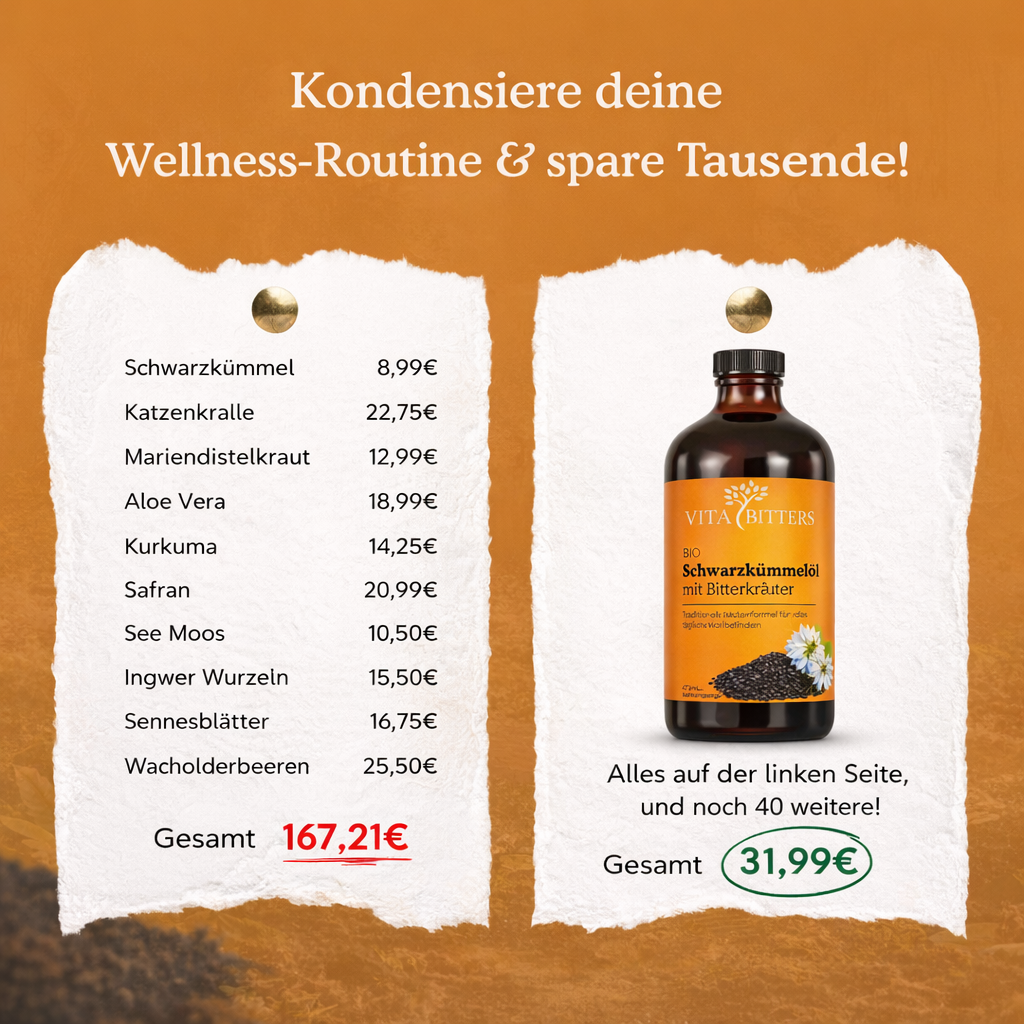 Schwarzkümmelöl mit Bitterkräuter